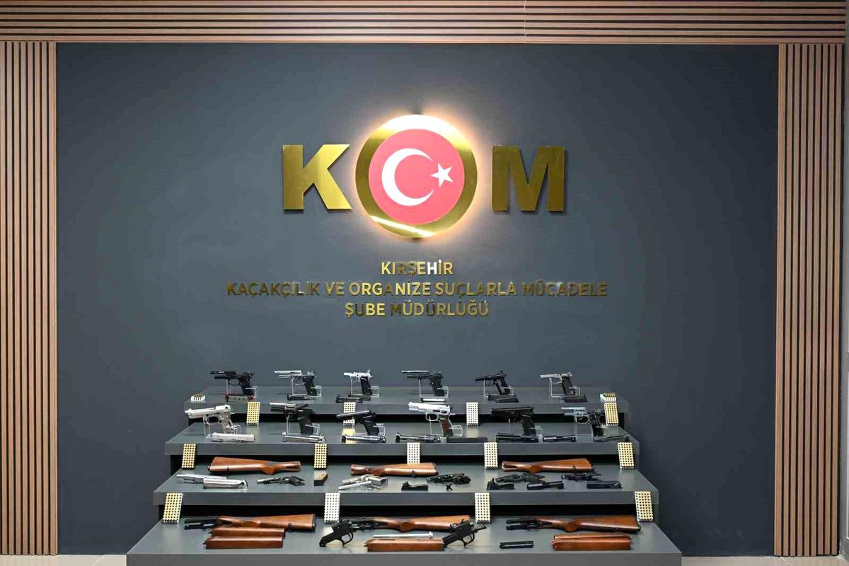 Kırşehir'de kaçak silah operasyonu: 1 gözaltı