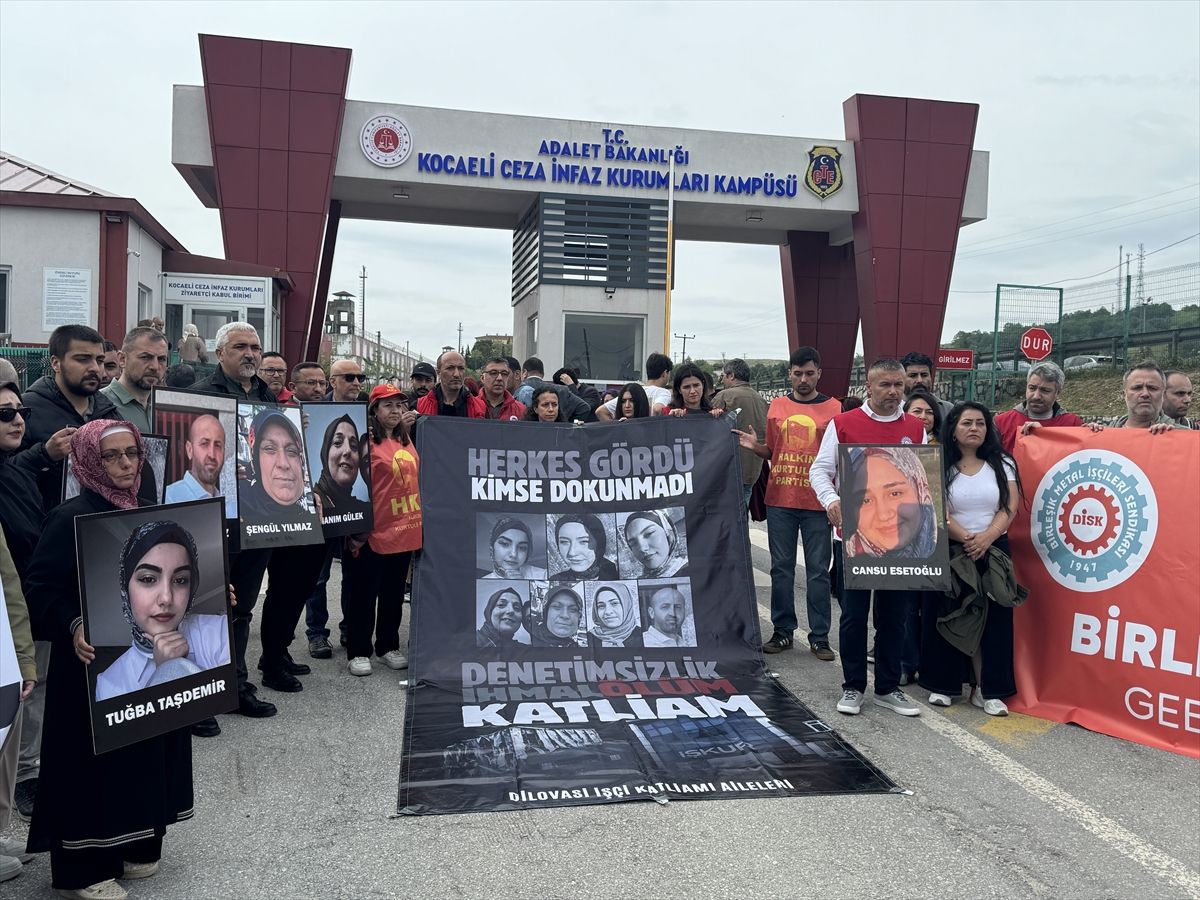 Kocaeli'deki fabrika yangını davasına ilişkin ailelerden açıklama
