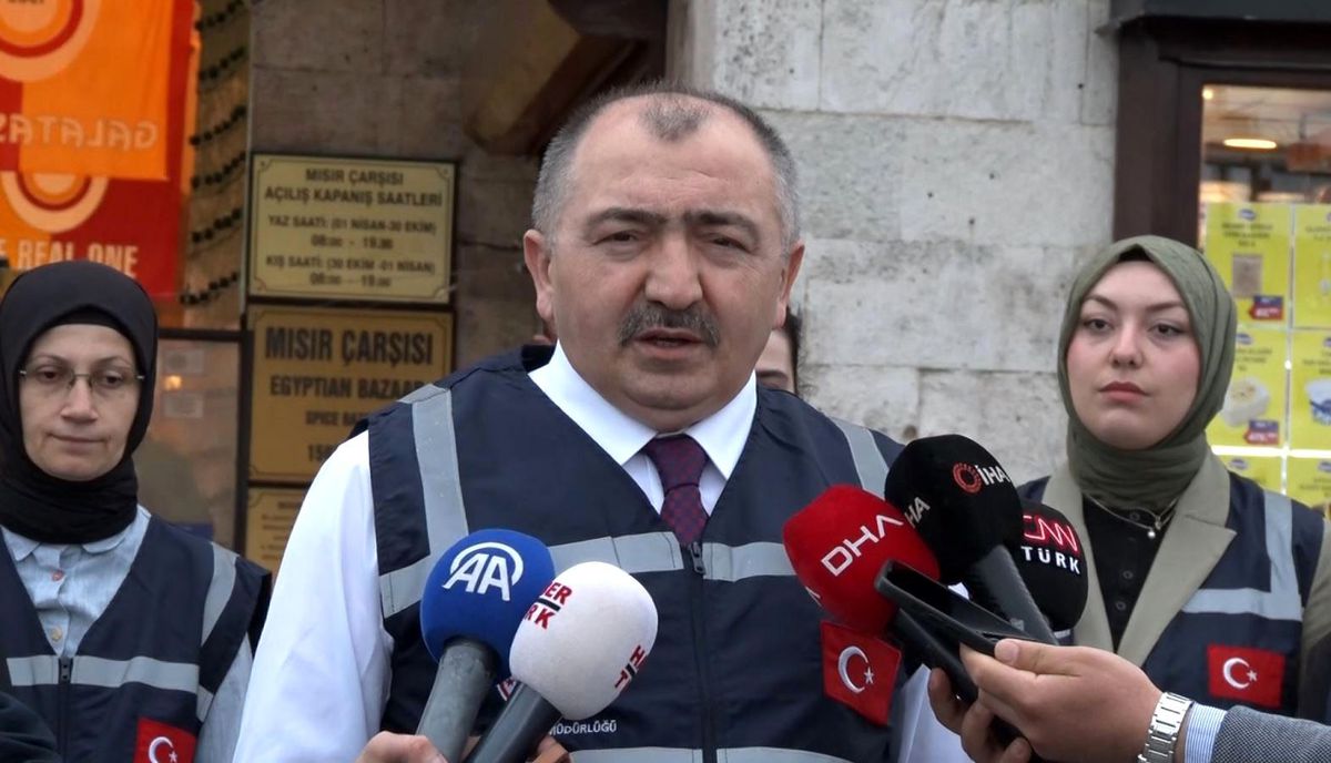Mısır Çarşısı'nda bayram öncesi denetim