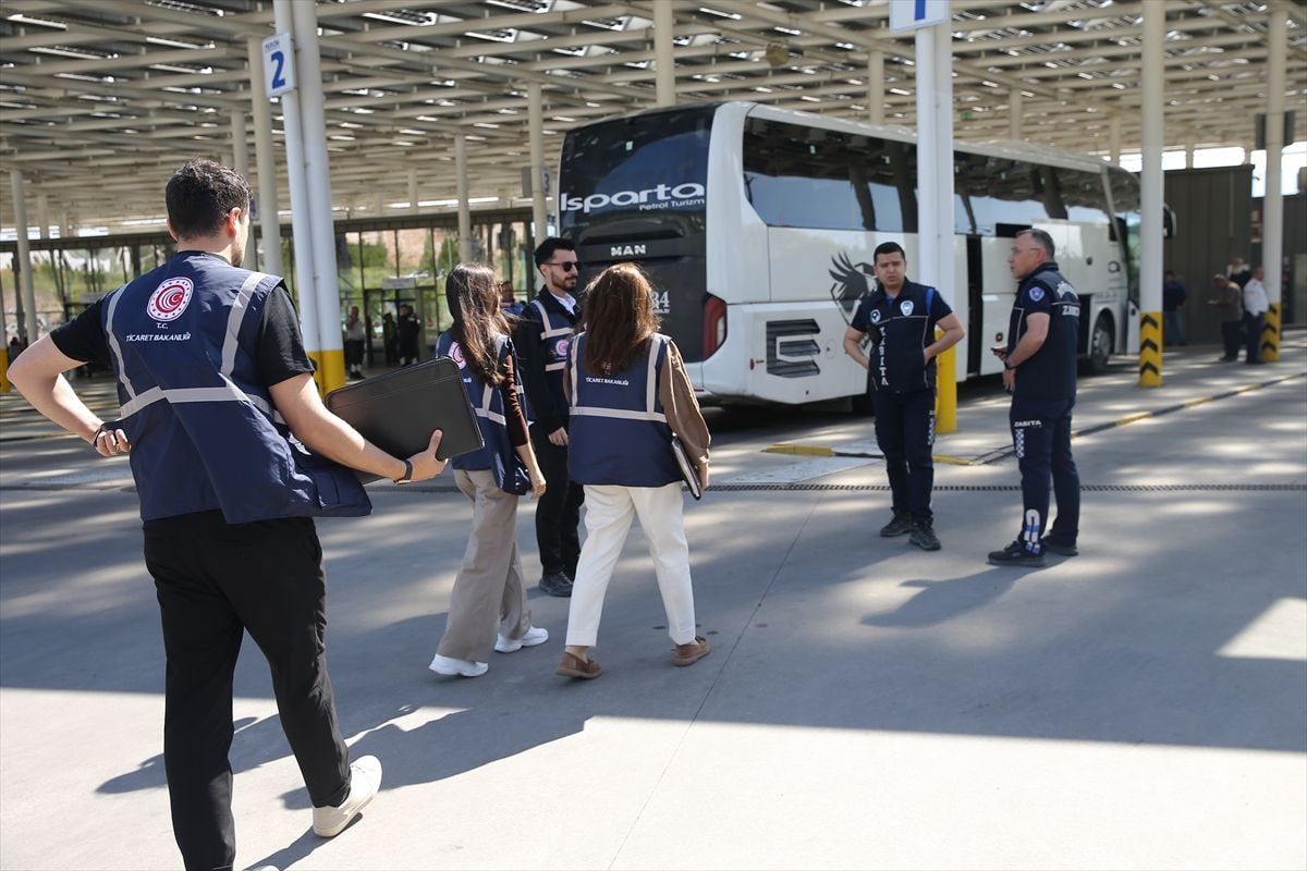 Muğla'da Kurban Bayramı öncesi otogarda denetim yapıldı