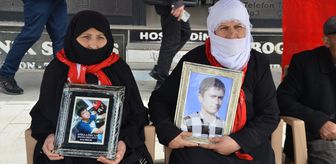 Muş'ta evlatlarına kavuşmak isteyen aileler, DEM Parti önündeki eylemlerini sürdürdü