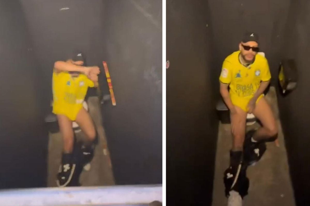 Neymar'ı tuvaletini yaparken yakaladılar