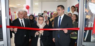 Of'ta dikiş nakış kursu sergisi açıldı