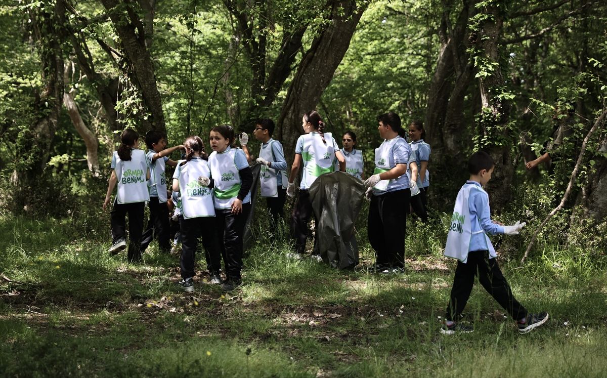 Sinop'ta ormanlık alanlardan yangına sebep olabilecek atıklar toplandı
