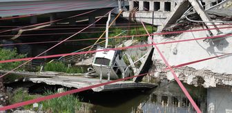Ukrayna'da Rus ordusunu engellemek için patlatılan İrpin Köprüsü, Türk firması tarafından yeniden yapıldı