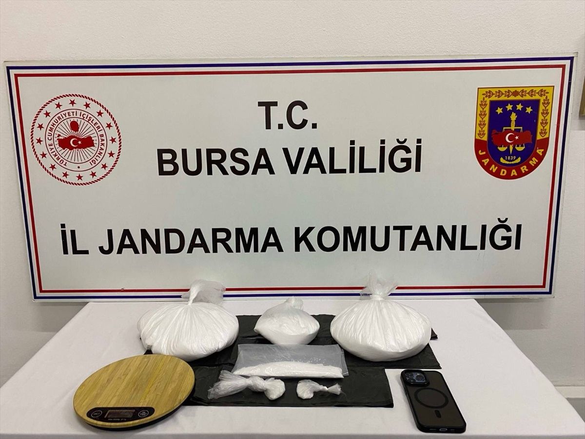 Bursa'da uyuşturucu operasyonunda 1 zanlı tutuklandı