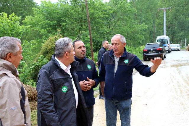 Cumayeri Belediyesi ekipleri sahada