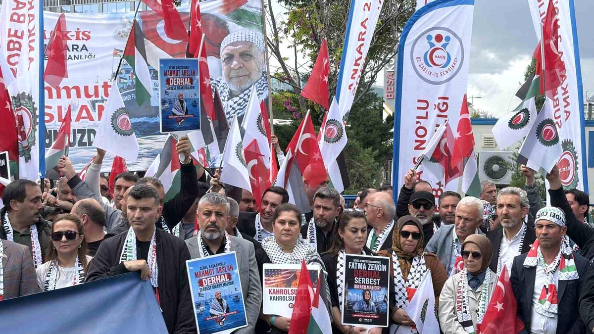 HAK-İŞ Genel Başkan Vekili Sert: 'Sumud aktivistlerinin İsrail güçlerince alıkonulmasını protesto ediyoruz'