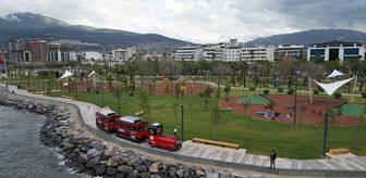 İskenderun Sahilinde Ücretsiz Gezi Treni Hizmete Girdi