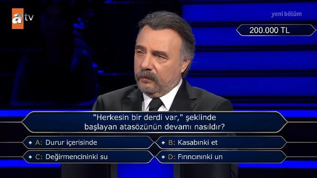 'Herkesin bir derdi var,' şeklinde başlayan atasözünün devamı nasıldır?