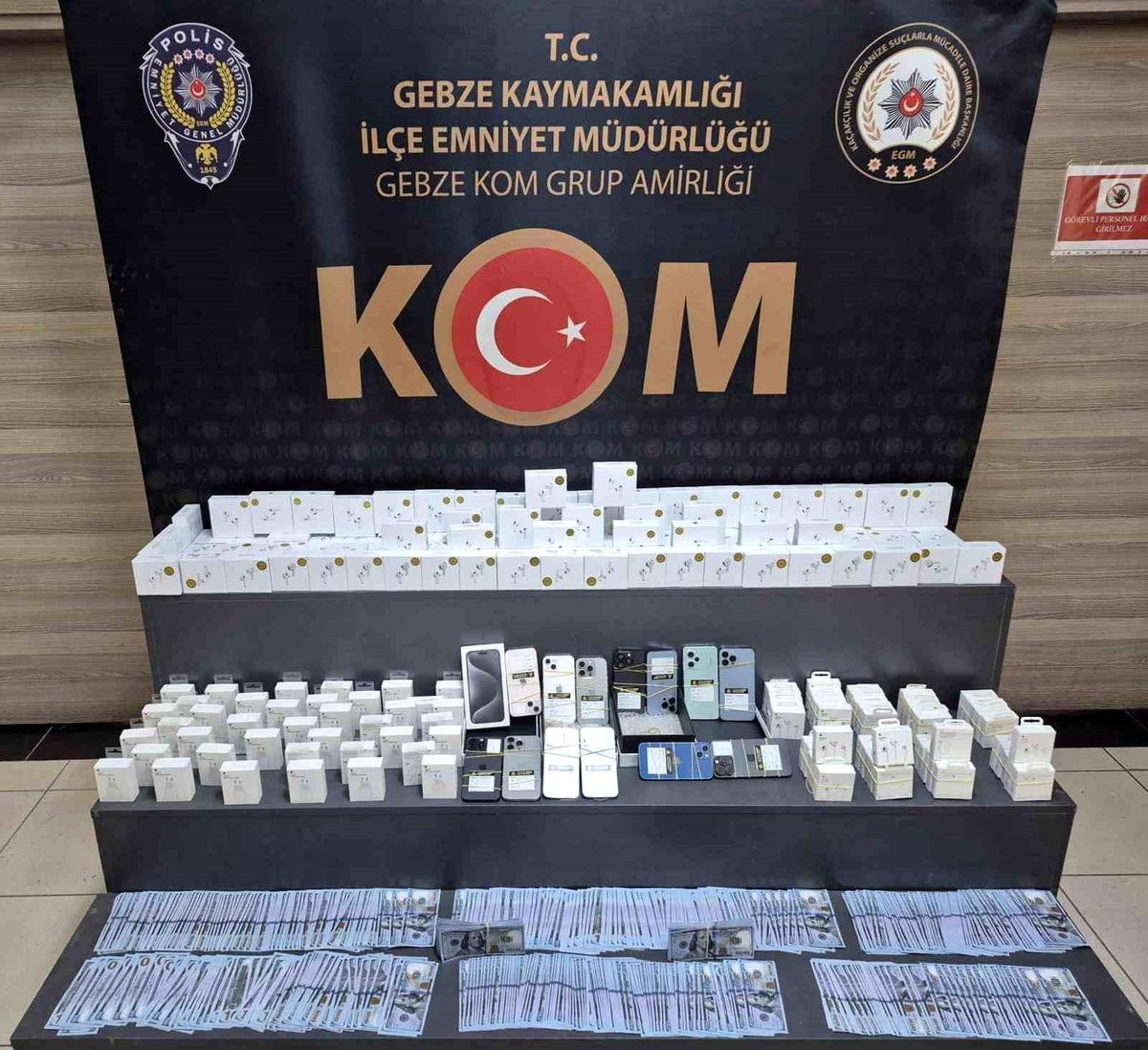 İş yerinde sahte 75 bin dolar ele geçirildi