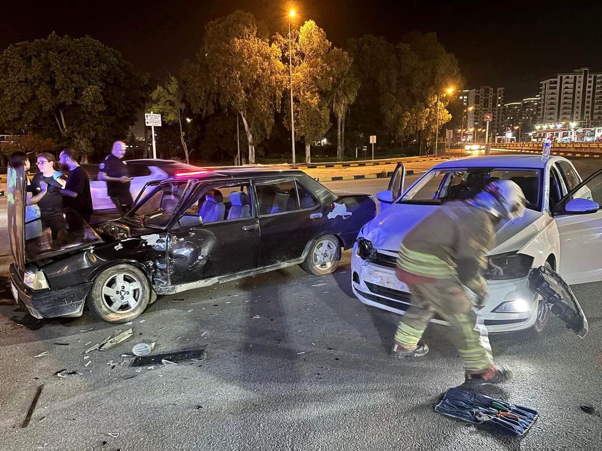 İskenderun'da trafik kazası : 1 yaralı