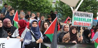 Sakarya'da Sumud Filosu'na saldırıya protesto