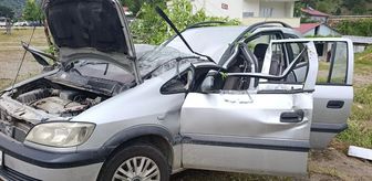 Kahramanmaraş’ta otomobil elektrik direğine çarptı: 1 yaralı