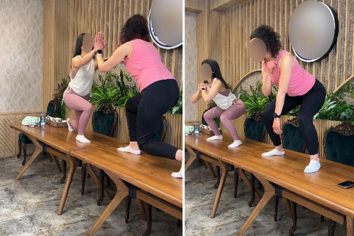 Masa üstünde zumba dansı sorumluyu görevinden etti, belediye hukuki süreç başlattı