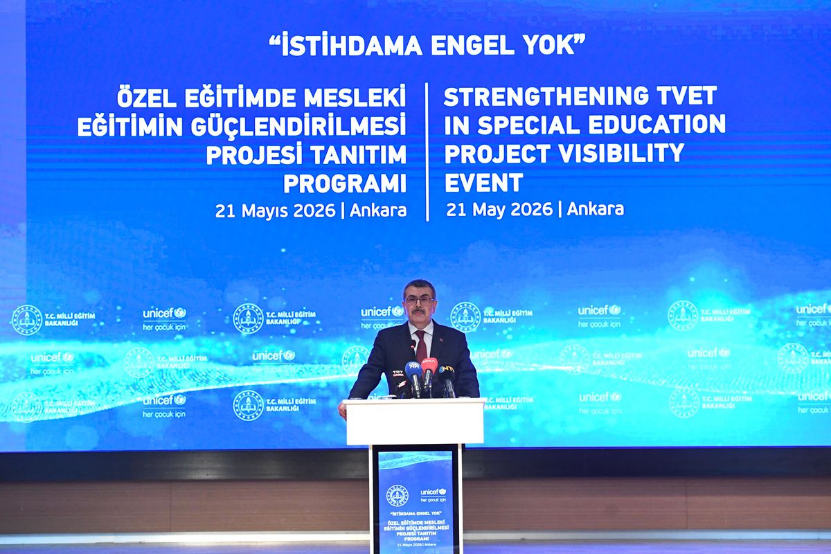 MEB'den Özel Eğitimde Mesleki Eğitimi Güçlendirme Projesi Tanıtıldı