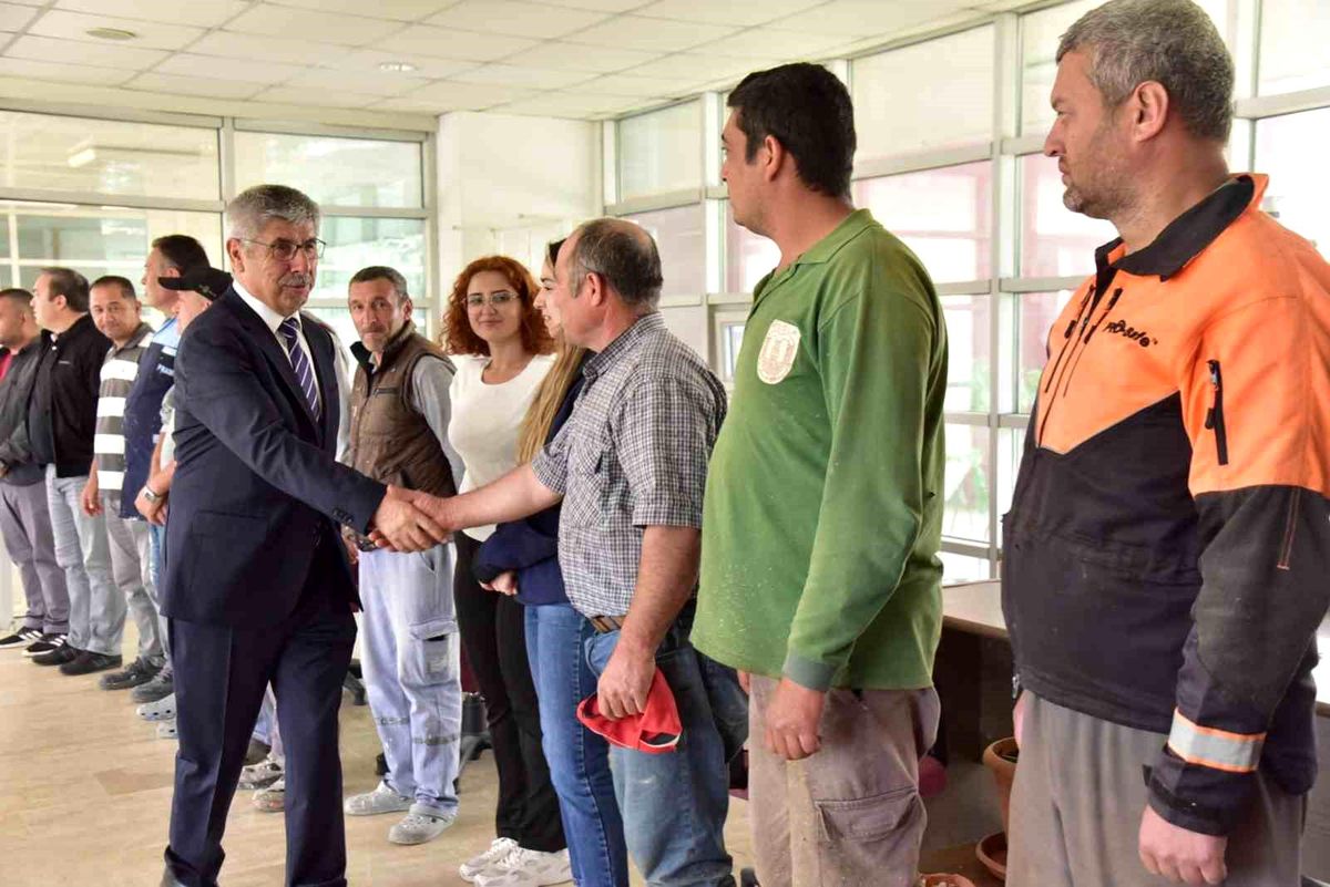 MSKÜ'de bayramlaşma töreni