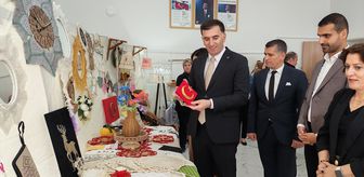 Tunceli'de Halk Eğitim Merkezi kursiyerlerince yıl sonu sergisi açıldı