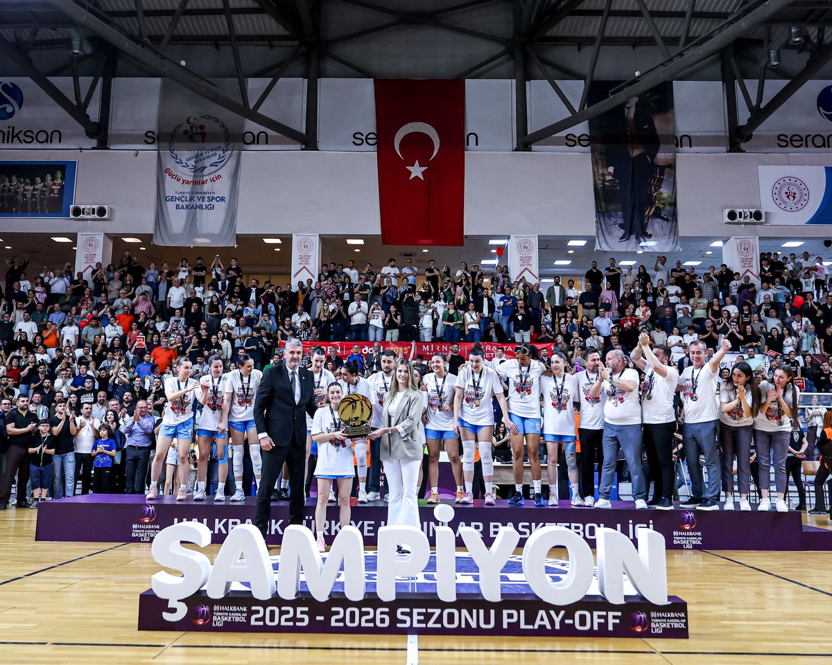 Turgutlu Belediyespor Kadınlar Basketbol Ligi'nde Şampiyon Olarak İlk Kez Süper Lig'e Yükseldi