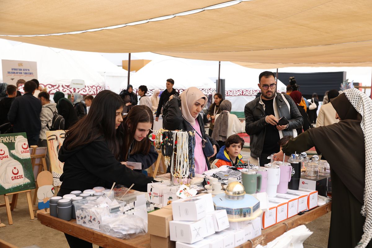 8'inci Etnospor Kültür Festivali'nde Filistin unutulmadı