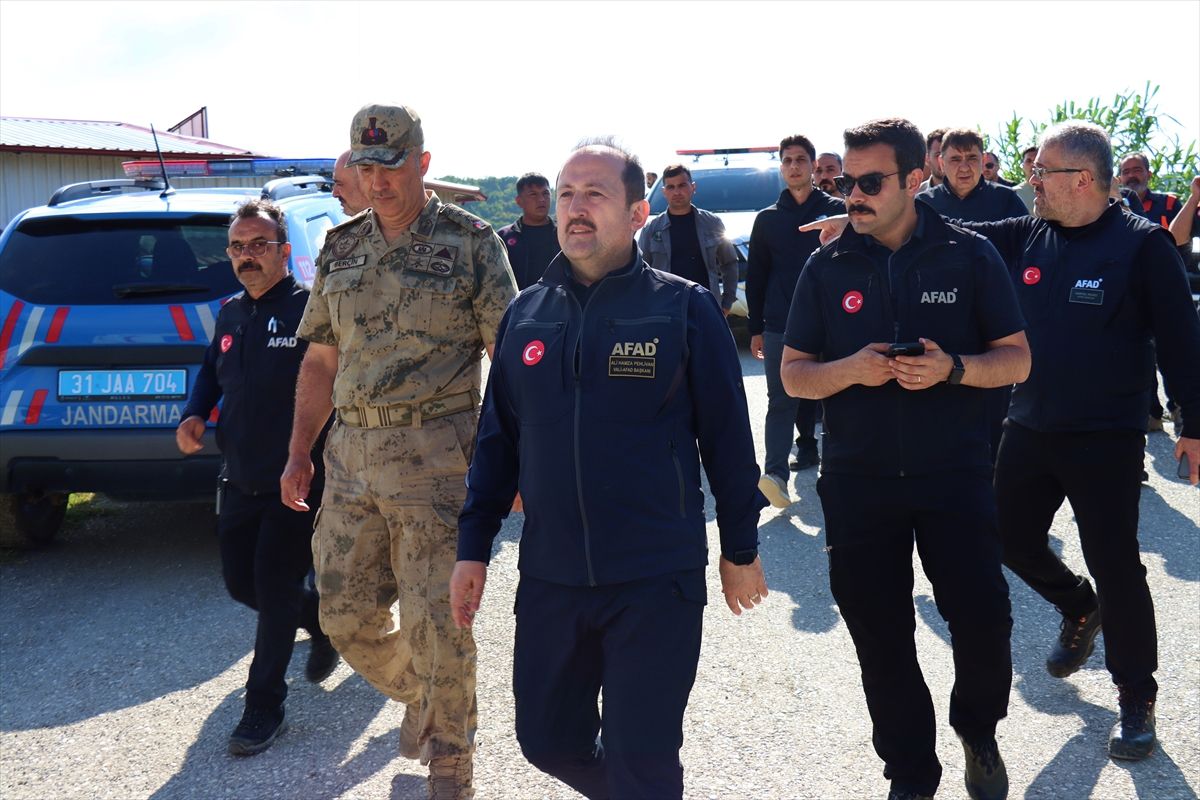 AFAD Başkanı Pehlivan, sağanaktan etkilenen Hatay'da konuştu Açıklaması