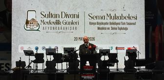 Afyonkarahisar'da 'Sultan Divani Mevlevilik Günleri' yapıldı