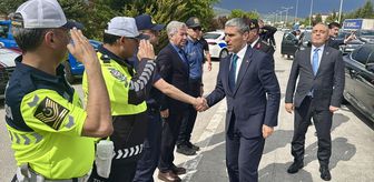 Afyonkarahisar Valisi Aktaş, Afyonkarahisar-Ankara kara yolu uygulama noktasını ziyaret etti