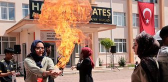 Darende'de Hacı Naciye Ateş Anadolu Lisesi'nde bilim şenliği düzenlendi