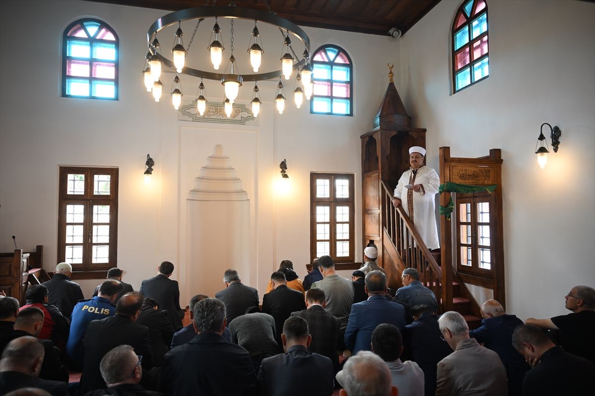 Edirne'de restorasyonu tamamlanan Şeyh Şüceaddin Camisi açıldı