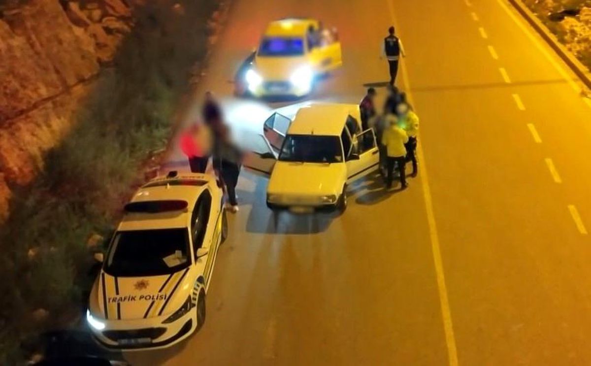 Gaziantep'te 'Narko-Alan' uygulaması: 75 araca 3 milyon TL ceza