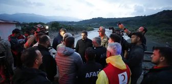 Karaçay Nehri’nde kaybolan 2 kişi için arama kurtarma çalışmaları sürüyor