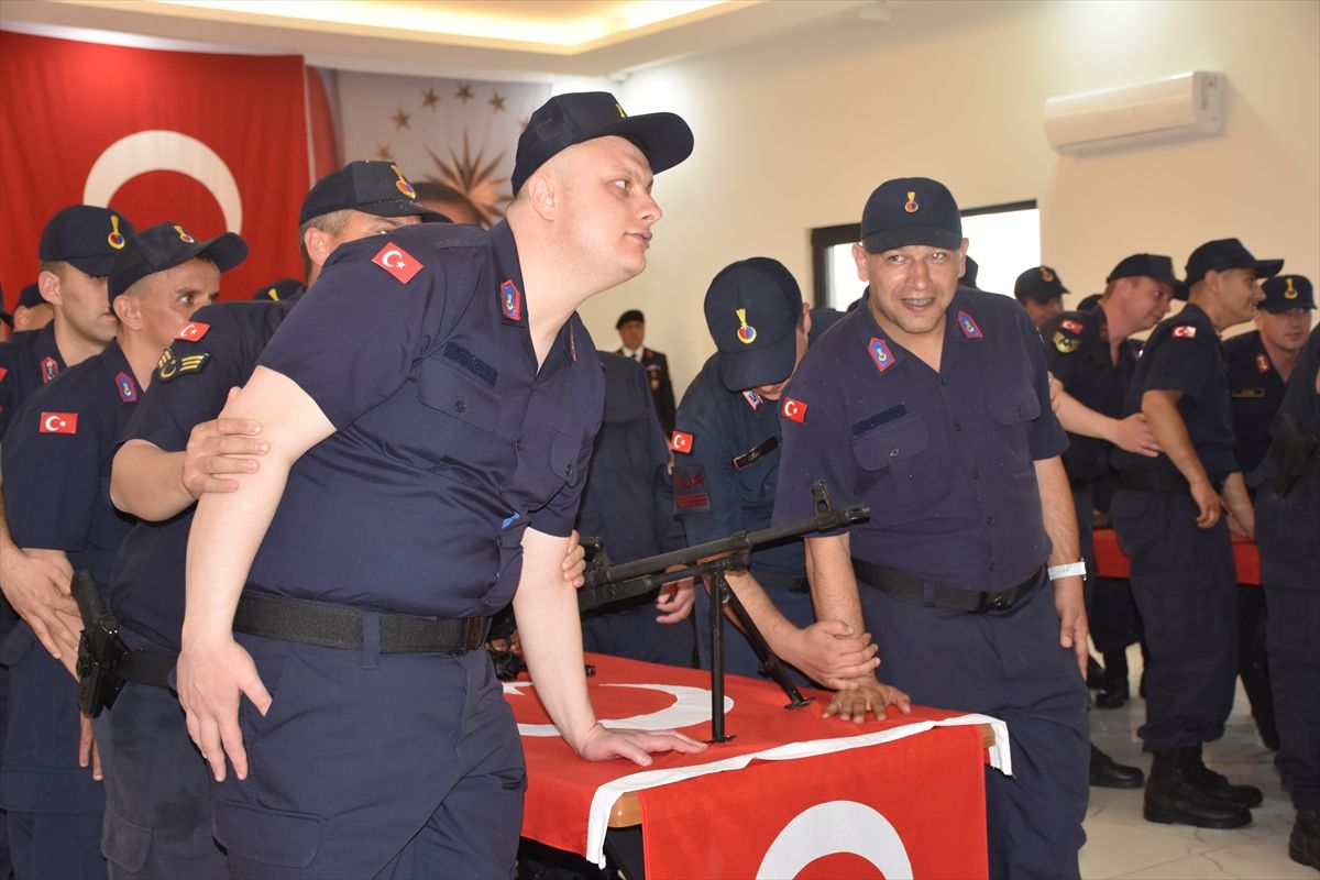 Karaman'da engelli bireyler bir günlük temsili askerlik yaptı