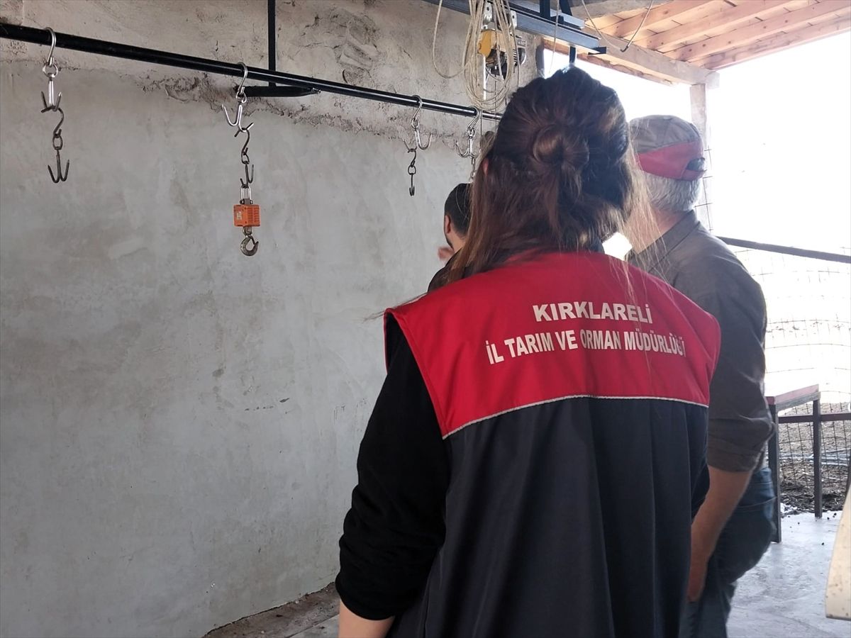 Kırklareli'nde kurban kesim ve satış yerleri denetlendi