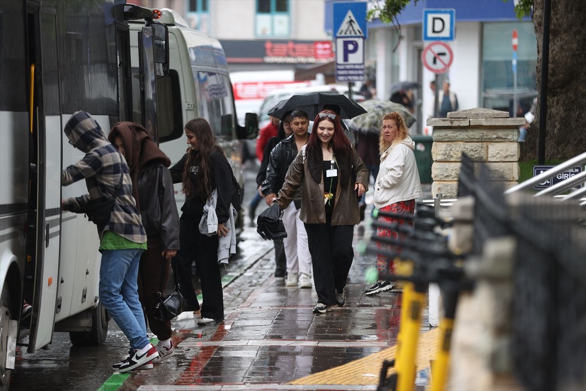 Kırklareli'nde sağanak etkili oldu