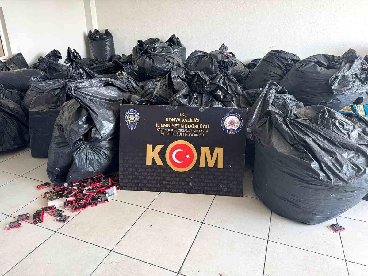 Konya'da 20 milyon liralık cinsel içerikli ürün operasyonu: 1 gözaltı