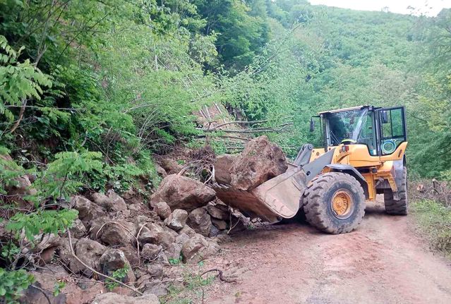 Ordu'da 24 saatte 214 heyelan meydana geldi