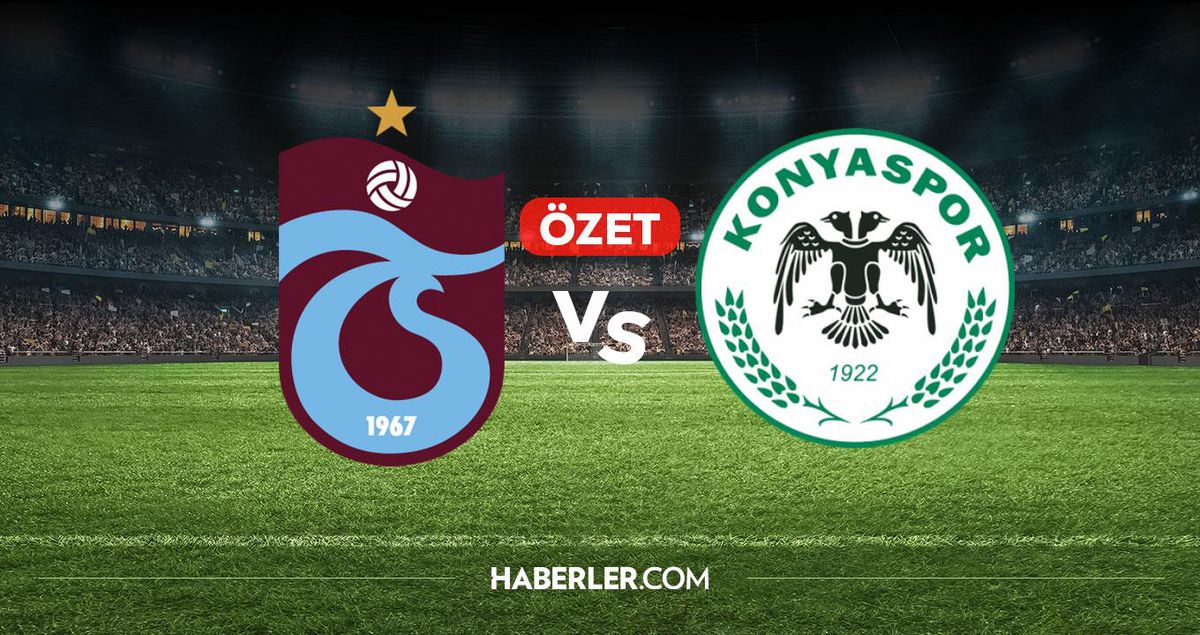 Trabzonspor Konyaspor maç özeti ve golleri! (ÖZET) Trabzonspor Konyaspor kaç kaç bitti, golleri kim attı?