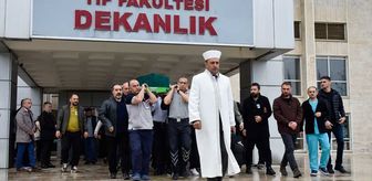 Vefat eden OMÜ Tıp Fakültesi Öğretim Üyesi Durmuş için tören düzenlendi