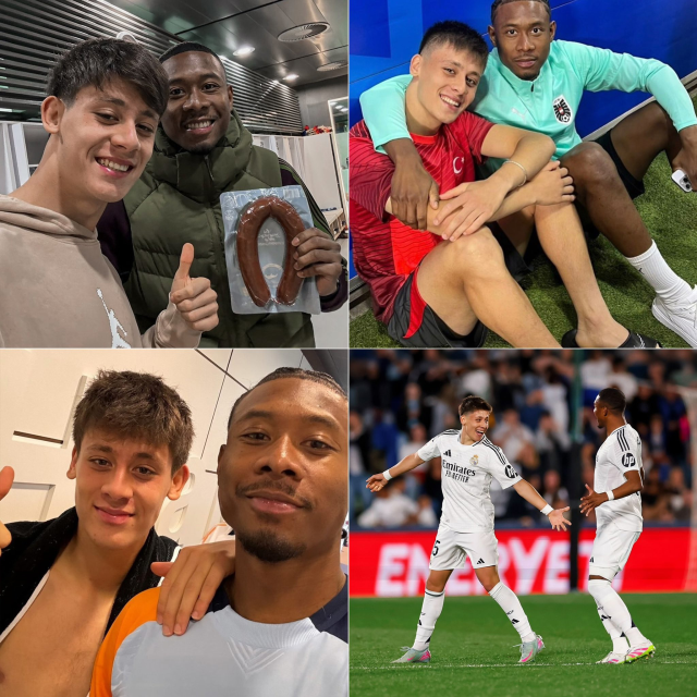 Arda Güler bids farewell to David Alaba