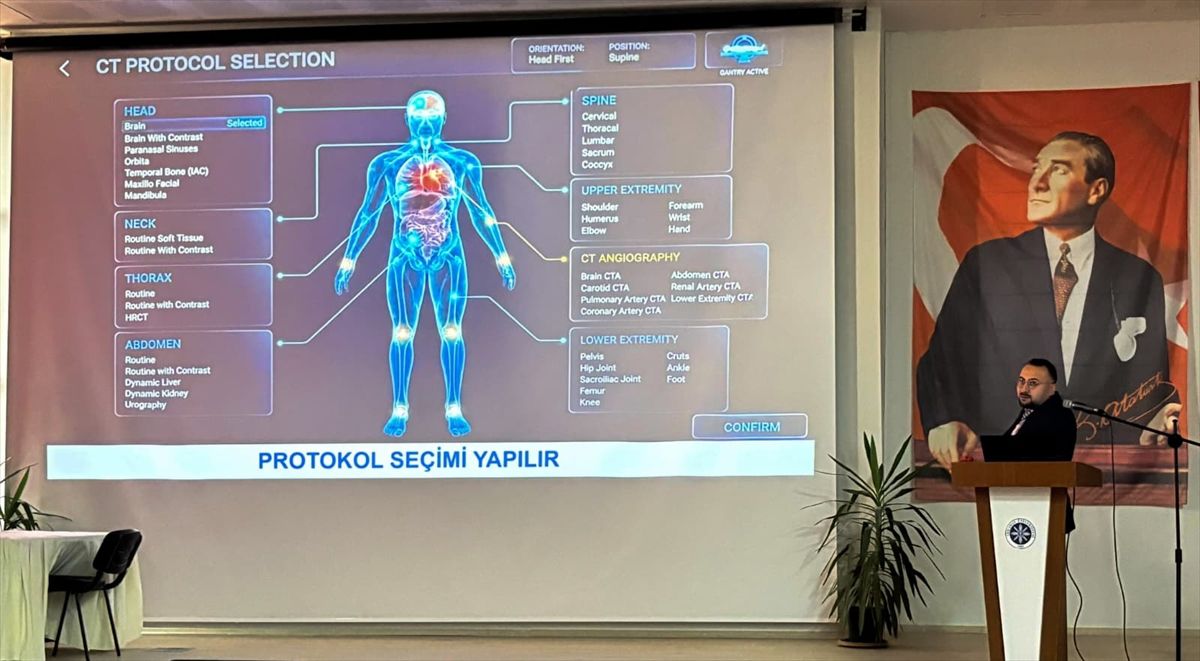 Ardahan Üniversitesi'nde uygulamalı MR ve BT görüntüleme teknikleri eğitimi düzenlendi