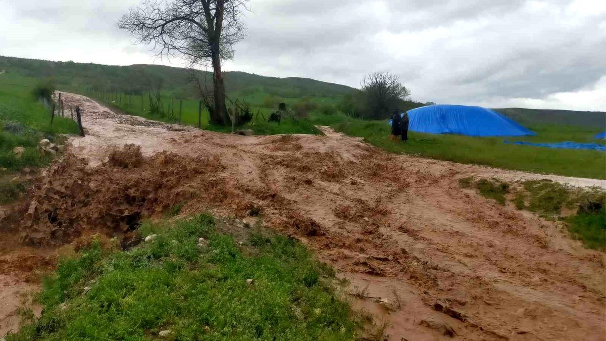 Çorum'da sağanak etkili oldu: Dereler taştı, tarım arazileri su altında kaldı