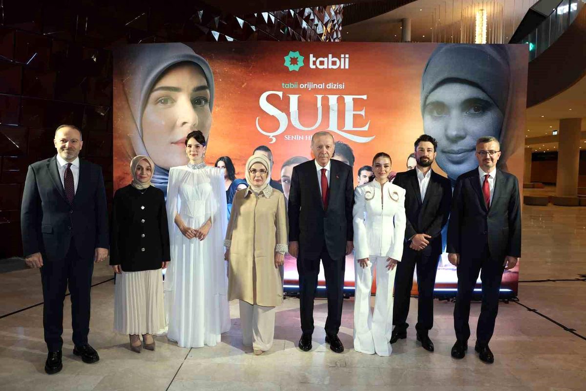 Erdoğan çifti 'Şule Senin Hikayen' dizisinin galasına katıldı