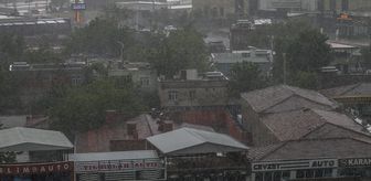Diyarbakır'da sağanak etkili oldu
