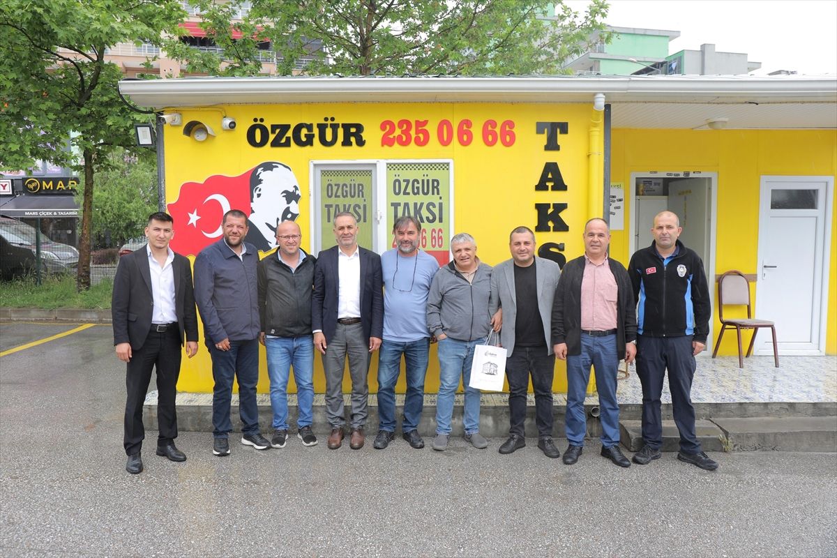 Edirne'de taksici esnafına bayram ziyareti