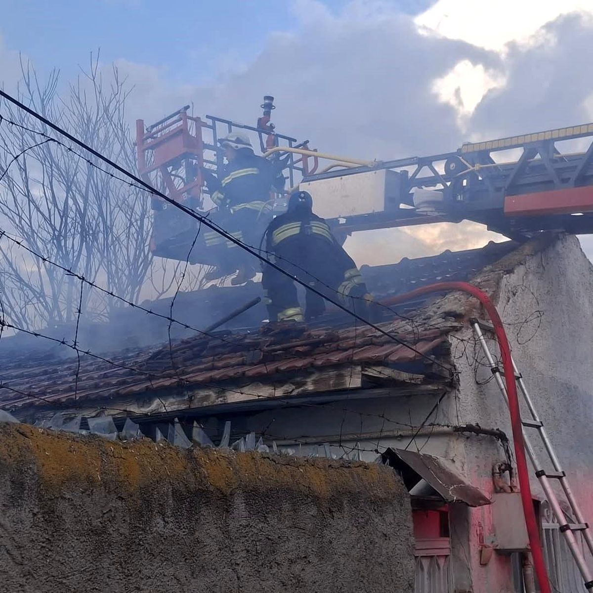 Eskişehir'de müstakil evde korkutan yangın