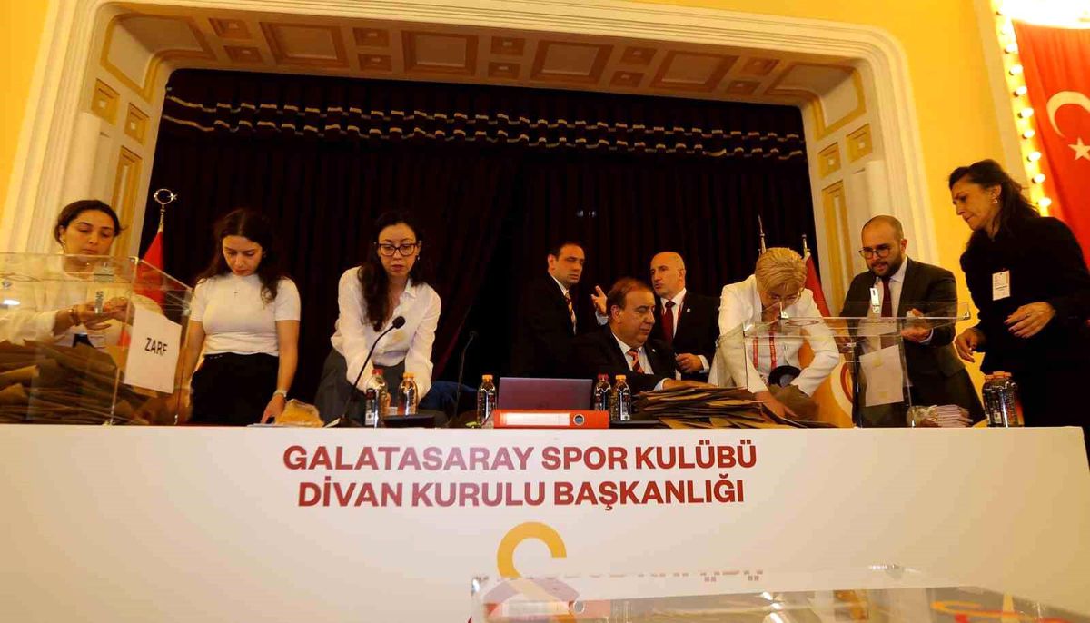 Galatasaray seçiminde oy sayma işlemi başladı