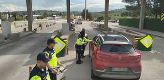 Gaziantep'te jandarma ekipleri trafik denetimi yaptı