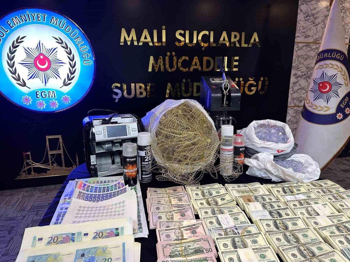 İstanbul'da sahte para operasyonu: 2 gözaltı