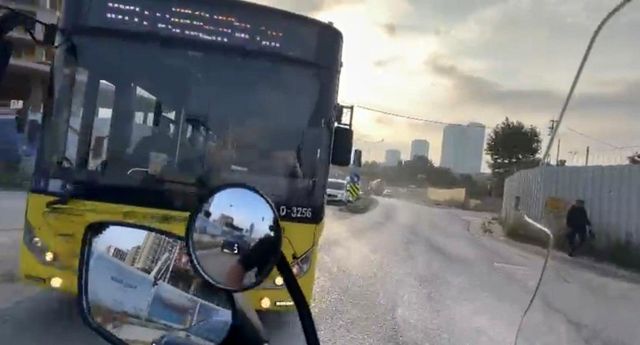 kartal da korku dolu anlar iett otobusu kirmi 19876690 o