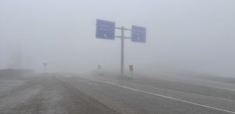 Kastamonu'da etkili olan sis ulaşımı yavaşlattı